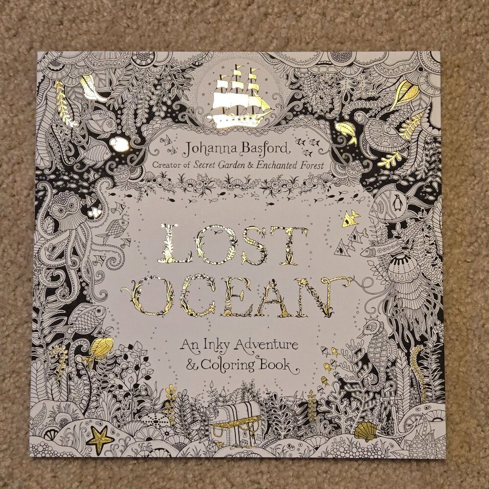 Lost Ocean coloring book/ Johanna Basford - Picture 2 of 4